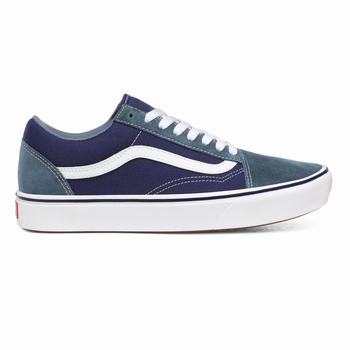 Damske Tenisky Vans Suede and Textile ComfyCush Old Skool Modre VA69ZDHIW